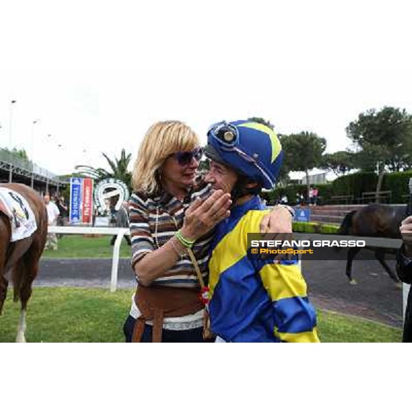 Djordje Perovic on Refuse to Bobbin wins the Premio Presidente della Repubblica GBI Racing Rome, Capannelle racecourse,11th may 2014 photo Stefano Grasso