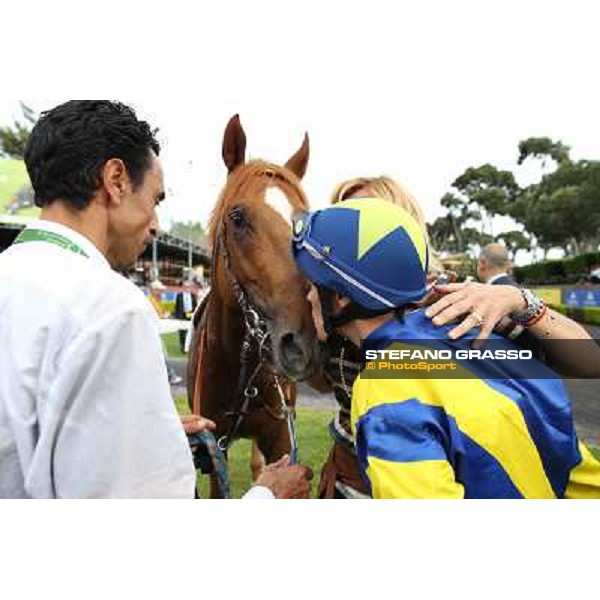 Djordje Perovic on Refuse to Bobbin wins the Premio Presidente della Repubblica GBI Racing Rome, Capannelle racecourse,11th may 2014 photo Stefano Grasso