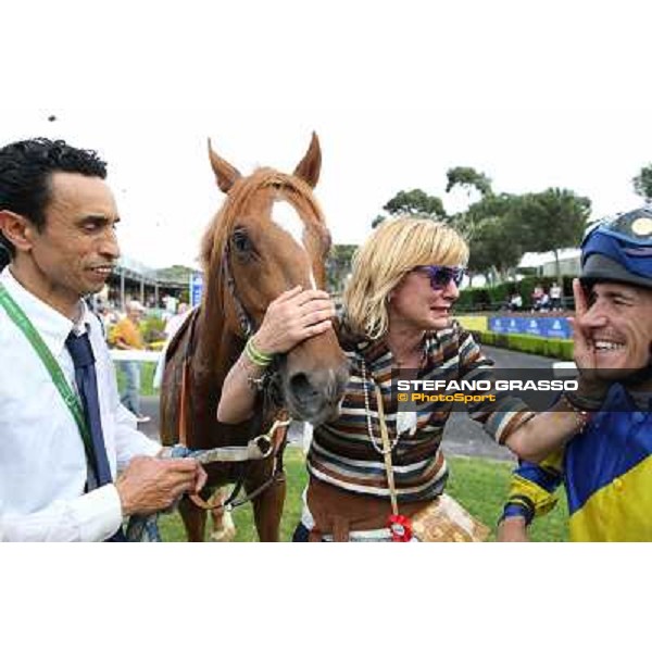 Djordje Perovic on Refuse to Bobbin wins the Premio Presidente della Repubblica GBI Racing Rome, Capannelle racecourse,11th may 2014 photo Stefano Grasso
