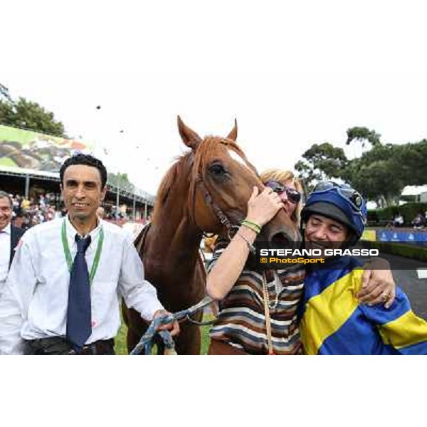 Djordje Perovic on Refuse to Bobbin wins the Premio Presidente della Repubblica GBI Racing Rome, Capannelle racecourse,11th may 2014 photo Stefano Grasso