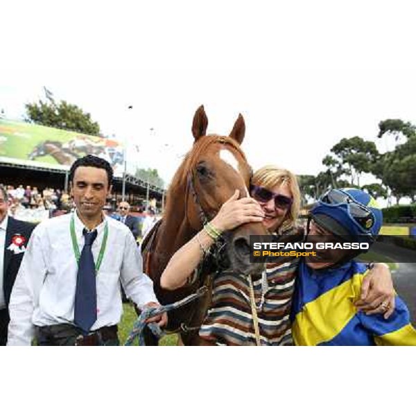 Djordje Perovic on Refuse to Bobbin wins the Premio Presidente della Repubblica GBI Racing Rome, Capannelle racecourse,11th may 2014 photo Stefano Grasso