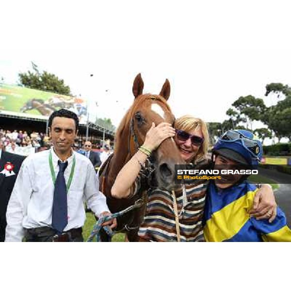 Djordje Perovic on Refuse to Bobbin wins the Premio Presidente della Repubblica GBI Racing Rome, Capannelle racecourse,11th may 2014 photo Stefano Grasso
