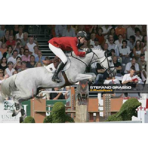 Christian Ahlmann on Coster during the Final Team Competition of Fei European Jumping Championship San Patrignano 22nd july 2005 ph. Stefano Grasso