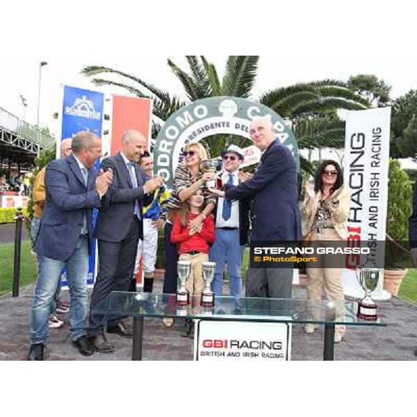 Djordje Perovic on Refuse to Bobbin wins the Premio Presidente della Repubblica GBI Racing Rome, Capannelle racecourse,11th may 2014 photo Stefano Grasso