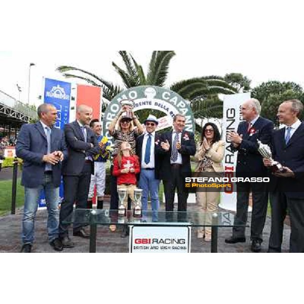 Djordje Perovic on Refuse to Bobbin wins the Premio Presidente della Repubblica GBI Racing Rome, Capannelle racecourse,11th may 2014 photo Stefano Grasso