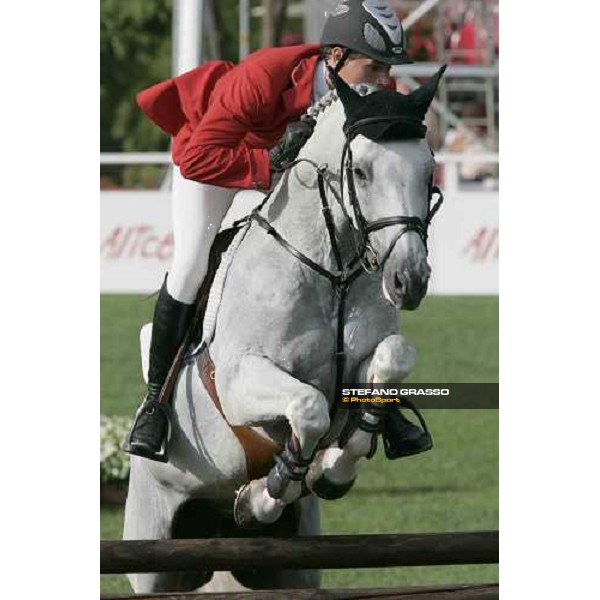 Christian Ahlmann on Coster during the Final Team Competition of Fei European Jumping Championship San Patrignano 22nd july 2005 ph. Stefano Grasso