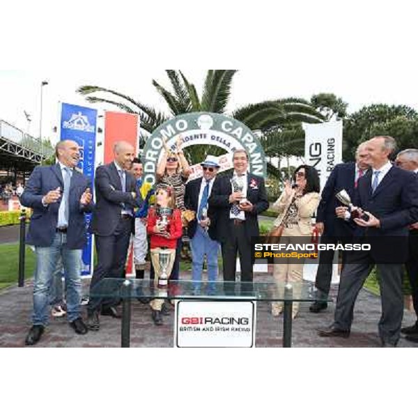 Djordje Perovic on Refuse to Bobbin wins the Premio Presidente della Repubblica GBI Racing Rome, Capannelle racecourse,11th may 2014 photo Stefano Grasso