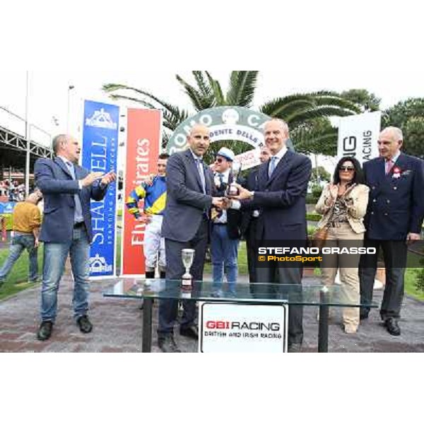 Djordje Perovic on Refuse to Bobbin wins the Premio Presidente della Repubblica GBI Racing Rome, Capannelle racecourse,11th may 2014 photo Stefano Grasso