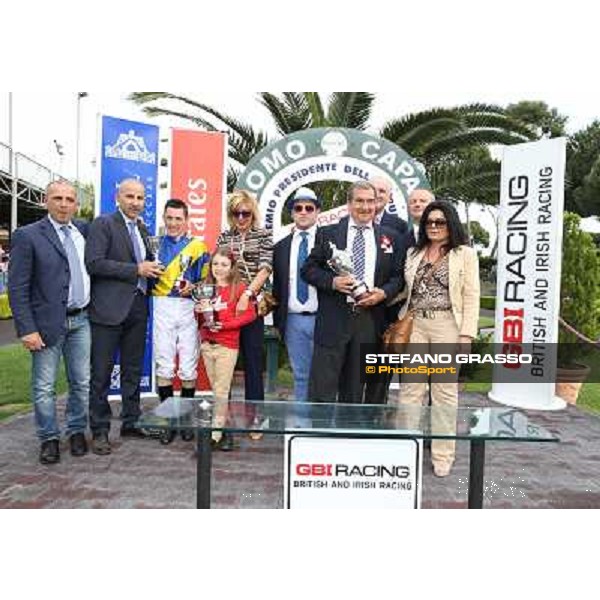 Djordje Perovic on Refuse to Bobbin wins the Premio Presidente della Repubblica GBI Racing Rome, Capannelle racecourse,11th may 2014 photo Stefano Grasso