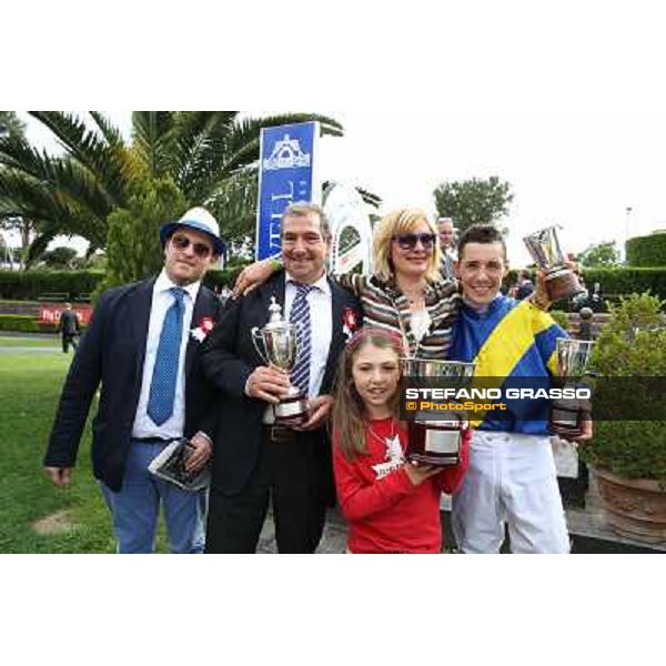 Djordje Perovic on Refuse to Bobbin wins the Premio Presidente della Repubblica GBI Racing Rome, Capannelle racecourse,11th may 2014 photo Stefano Grasso