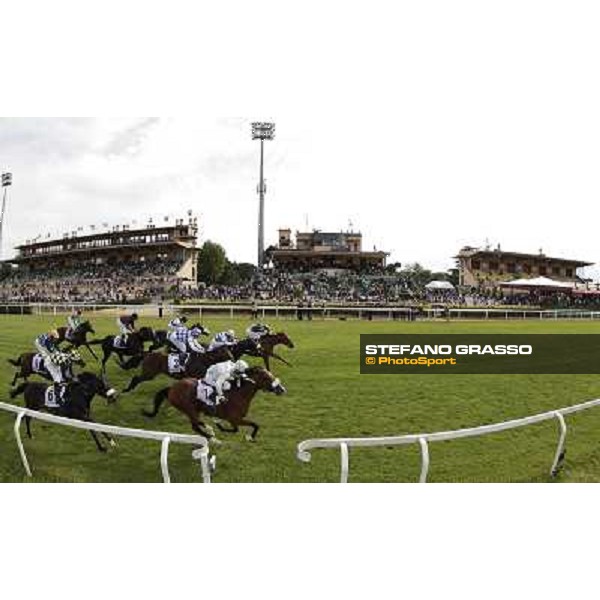 Djordje Perovic on Refuse to Bobbin wins the Premio Presidente della Repubblica GBI Racing Rome, Capannelle racecourse,11th may 2014 photo Stefano Grasso