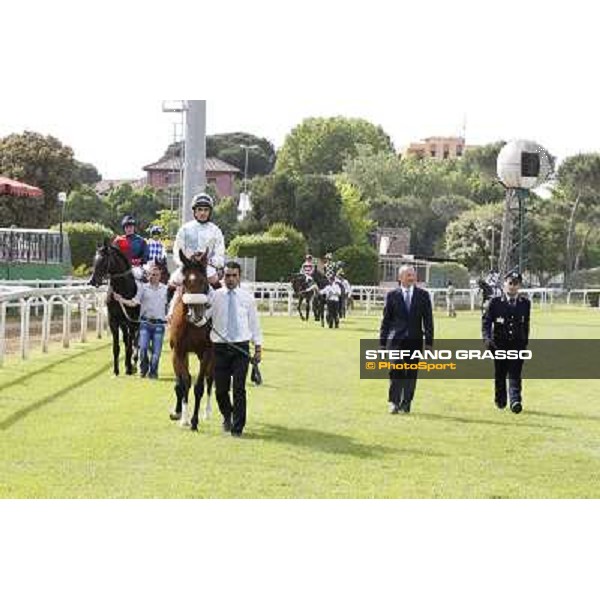 Djordje Perovic on Refuse to Bobbin wins the Premio Presidente della Repubblica GBI Racing Rome, Capannelle racecourse,11th may 2014 photo Stefano Grasso