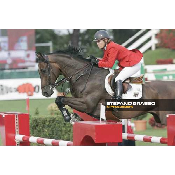 Meredith Michaels-Beerbaum onm Checkmate during the Final Team Competition of Fei European Jumping Championship San Patrignano 22nd july 2005 ph. Stefano Grasso