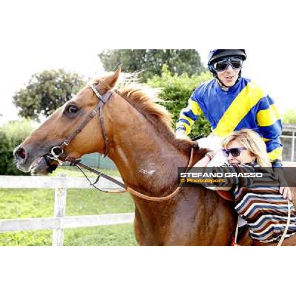 Djordje Perovic on Refuse to Bobbin wins the Premio Presidente della Repubblica GBI Racing Rome, Capannelle racecourse,11th may 2014 photo Stefano Grasso