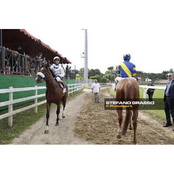 Djordje Perovic on Refuse to Bobbin wins the Premio Presidente della Repubblica GBI Racing Rome, Capannelle racecourse,11th may 2014 photo Stefano Grasso