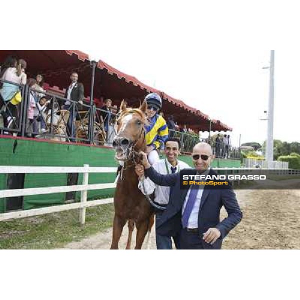 Djordje Perovic on Refuse to Bobbin wins the Premio Presidente della Repubblica GBI Racing Rome, Capannelle racecourse,11th may 2014 photo Stefano Grasso