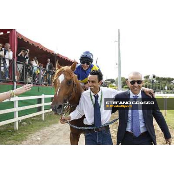 Djordje Perovic on Refuse to Bobbin wins the Premio Presidente della Repubblica GBI Racing Rome, Capannelle racecourse,11th may 2014 photo Stefano Grasso