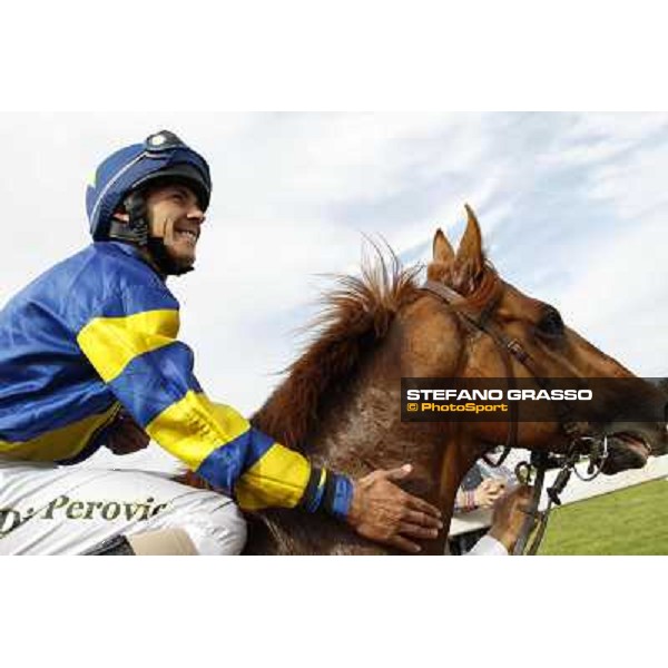 Djordje Perovic on Refuse to Bobbin wins the Premio Presidente della Repubblica GBI Racing Rome, Capannelle racecourse,11th may 2014 photo Stefano Grasso