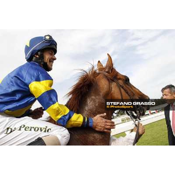 Djordje Perovic on Refuse to Bobbin wins the Premio Presidente della Repubblica GBI Racing Rome, Capannelle racecourse,11th may 2014 photo Stefano Grasso