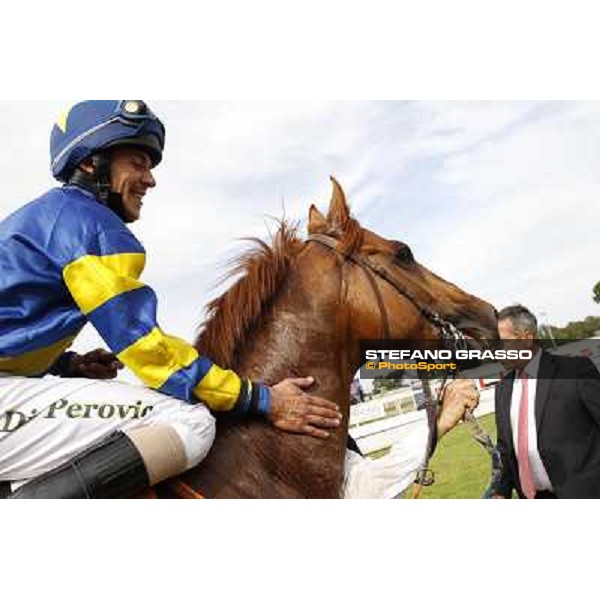Djordje Perovic on Refuse to Bobbin wins the Premio Presidente della Repubblica GBI Racing Rome, Capannelle racecourse,11th may 2014 photo Stefano Grasso