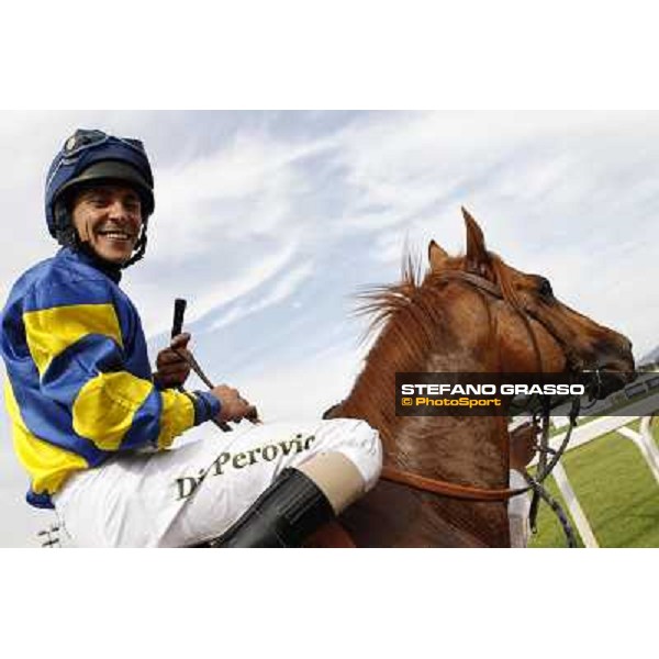 Djordje Perovic on Refuse to Bobbin wins the Premio Presidente della Repubblica GBI Racing Rome, Capannelle racecourse,11th may 2014 photo Stefano Grasso