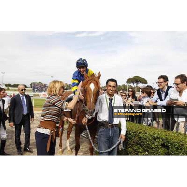 Djordje Perovic on Refuse to Bobbin wins the Premio Presidente della Repubblica GBI Racing Rome, Capannelle racecourse,11th may 2014 photo Stefano Grasso