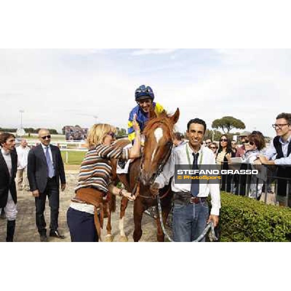 Djordje Perovic on Refuse to Bobbin wins the Premio Presidente della Repubblica GBI Racing Rome, Capannelle racecourse,11th may 2014 photo Stefano Grasso
