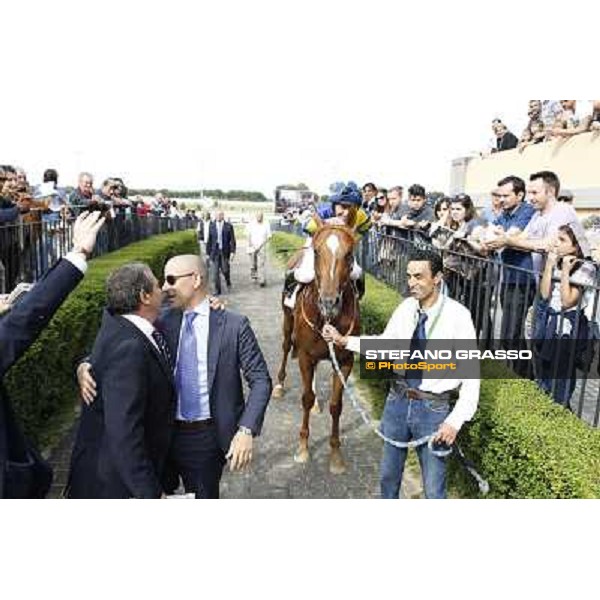 Djordje Perovic on Refuse to Bobbin wins the Premio Presidente della Repubblica GBI Racing Rome, Capannelle racecourse,11th may 2014 photo Stefano Grasso