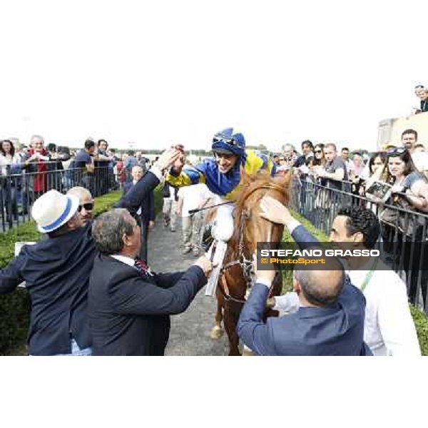 Djordje Perovic on Refuse to Bobbin wins the Premio Presidente della Repubblica GBI Racing Rome, Capannelle racecourse,11th may 2014 photo Stefano Grasso