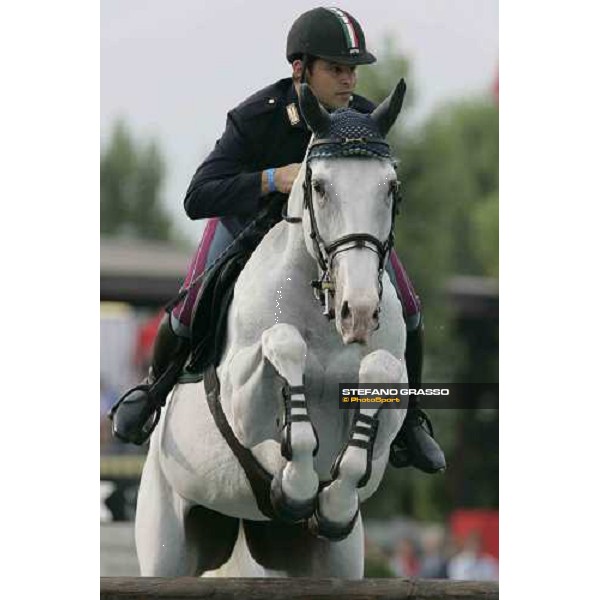 Vincenzo Chimirri on Askoll Rova VIII Fei European Championship San Patrignano 2005 San Patrignano, 23rd july 2005 ph. Stefano Grasso