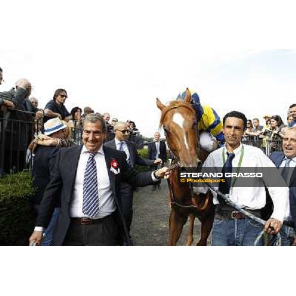 Djordje Perovic on Refuse to Bobbin wins the Premio Presidente della Repubblica GBI Racing Rome, Capannelle racecourse,11th may 2014 photo Stefano Grasso