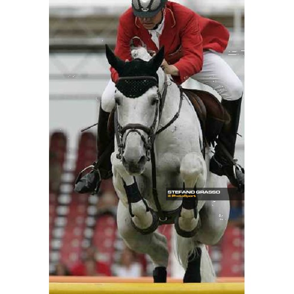 Otto Becker on Dobel\'s Cento Fei European Championship San Patrignano 2005 San Patrignano, 23rd july 2005 ph. Stefano Grasso