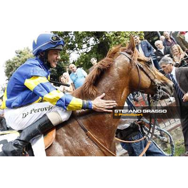 Djordje Perovic on Refuse to Bobbin wins the Premio Presidente della Repubblica GBI Racing Rome, Capannelle racecourse,11th may 2014 photo Stefano Grasso