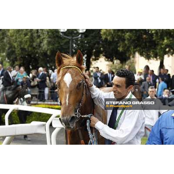 Djordje Perovic on Refuse to Bobbin wins the Premio Presidente della Repubblica GBI Racing Rome, Capannelle racecourse,11th may 2014 photo Stefano Grasso