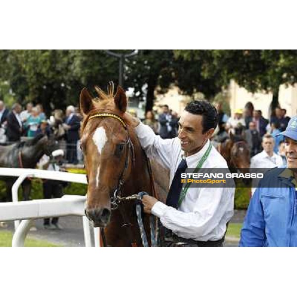 Djordje Perovic on Refuse to Bobbin wins the Premio Presidente della Repubblica GBI Racing Rome, Capannelle racecourse,11th may 2014 photo Stefano Grasso