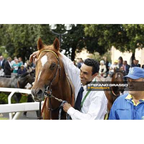 Djordje Perovic on Refuse to Bobbin wins the Premio Presidente della Repubblica GBI Racing Rome, Capannelle racecourse,11th may 2014 photo Stefano Grasso