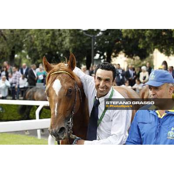 Djordje Perovic on Refuse to Bobbin wins the Premio Presidente della Repubblica GBI Racing Rome, Capannelle racecourse,11th may 2014 photo Stefano Grasso