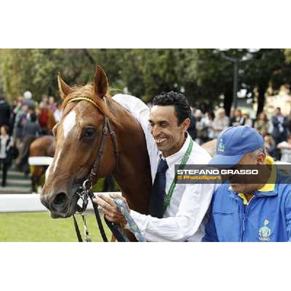 Djordje Perovic on Refuse to Bobbin wins the Premio Presidente della Repubblica GBI Racing Rome, Capannelle racecourse,11th may 2014 photo Stefano Grasso