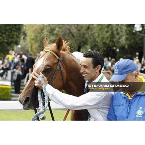 Djordje Perovic on Refuse to Bobbin wins the Premio Presidente della Repubblica GBI Racing Rome, Capannelle racecourse,11th may 2014 photo Stefano Grasso