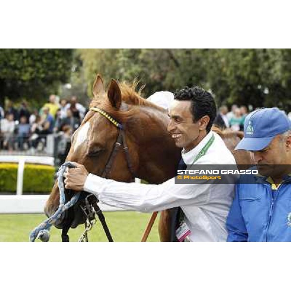 Djordje Perovic on Refuse to Bobbin wins the Premio Presidente della Repubblica GBI Racing Rome, Capannelle racecourse,11th may 2014 photo Stefano Grasso
