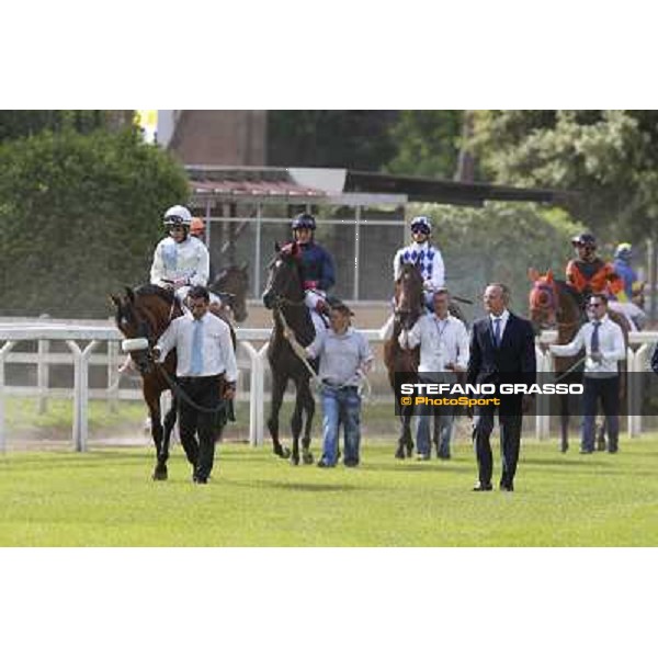Djordje Perovic on Refuse to Bobbin wins the Premio Presidente della Repubblica GBI Racing Rome, Capannelle racecourse,11th may 2014 photo Stefano Grasso