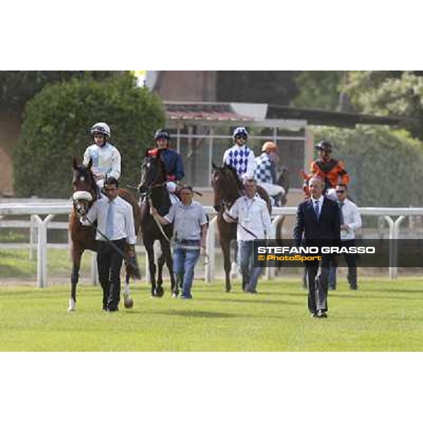 Djordje Perovic on Refuse to Bobbin wins the Premio Presidente della Repubblica GBI Racing Rome, Capannelle racecourse,11th may 2014 photo Stefano Grasso