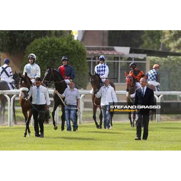 Djordje Perovic on Refuse to Bobbin wins the Premio Presidente della Repubblica GBI Racing Rome, Capannelle racecourse,11th may 2014 photo Stefano Grasso