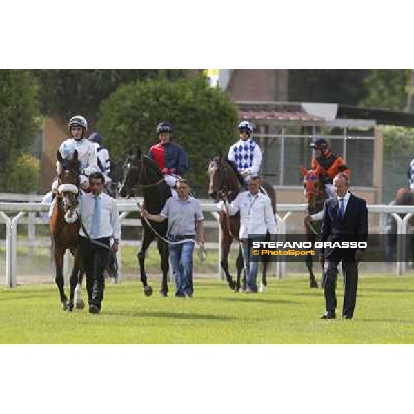 Djordje Perovic on Refuse to Bobbin wins the Premio Presidente della Repubblica GBI Racing Rome, Capannelle racecourse,11th may 2014 photo Stefano Grasso