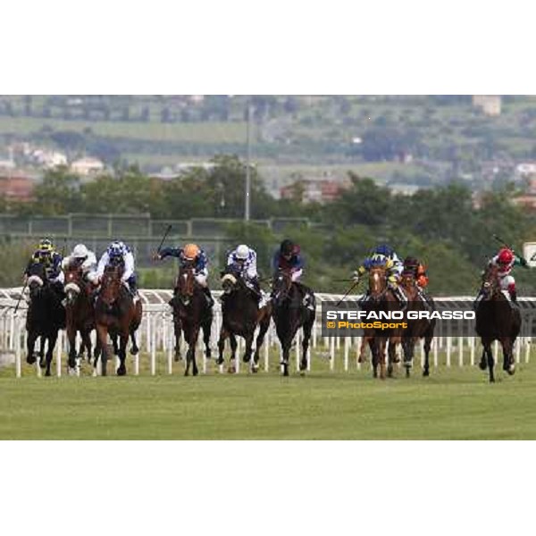 Djordje Perovic on Refuse to Bobbin wins the Premio Presidente della Repubblica GBI Racing Rome, Capannelle racecourse,11th may 2014 photo Stefano Grasso