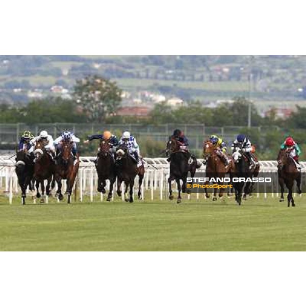Djordje Perovic on Refuse to Bobbin wins the Premio Presidente della Repubblica GBI Racing Rome, Capannelle racecourse,11th may 2014 photo Stefano Grasso