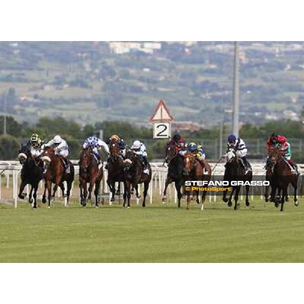 Djordje Perovic on Refuse to Bobbin wins the Premio Presidente della Repubblica GBI Racing Rome, Capannelle racecourse,11th may 2014 photo Stefano Grasso