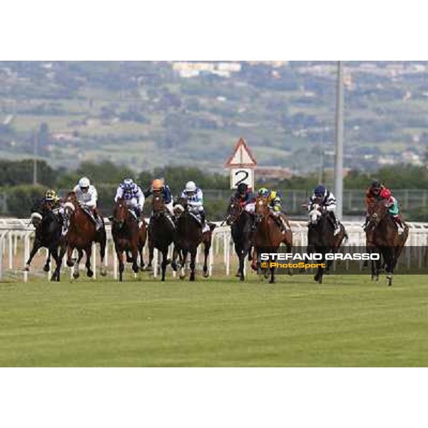 Djordje Perovic on Refuse to Bobbin wins the Premio Presidente della Repubblica GBI Racing Rome, Capannelle racecourse,11th may 2014 photo Stefano Grasso