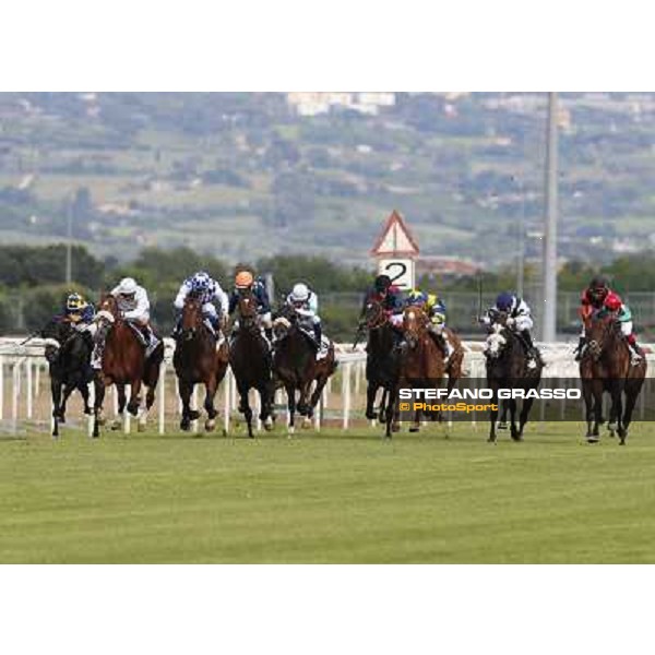 Djordje Perovic on Refuse to Bobbin wins the Premio Presidente della Repubblica GBI Racing Rome, Capannelle racecourse,11th may 2014 photo Stefano Grasso