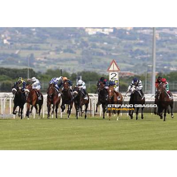 Djordje Perovic on Refuse to Bobbin wins the Premio Presidente della Repubblica GBI Racing Rome, Capannelle racecourse,11th may 2014 photo Stefano Grasso